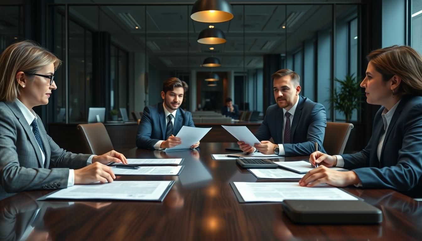 Family elder care planning discussion